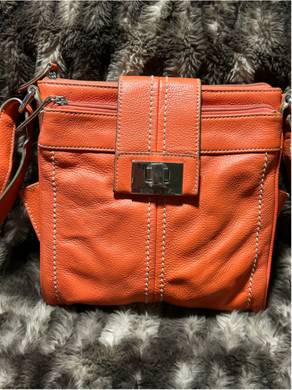 Women's Tignanello Crossbody Bag One Size Orange